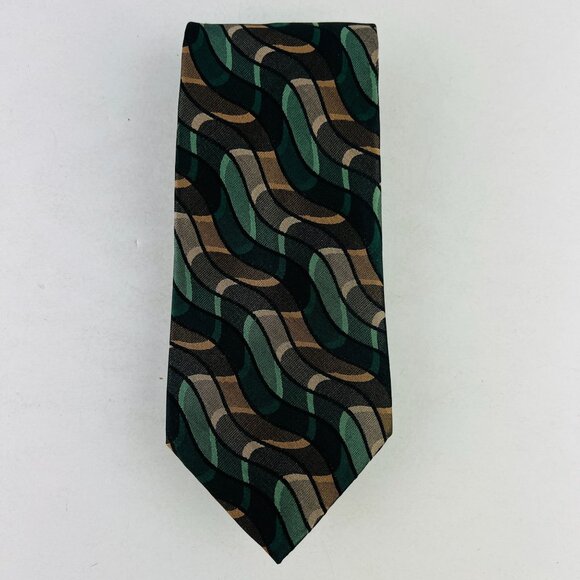 ARROW Army Camo Camoflage Design Necktie Tie 100% Silk - Picture 2 of 7